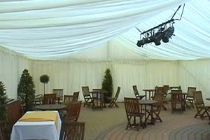 Fully lines hospitality marquee